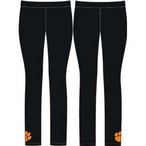  Clemson University Tigers Womens Black Leggings Pants 