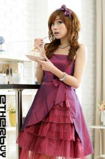 New Womens Girls Elegant Bowknot Cocktail Party Dresses  
