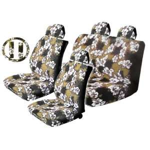   Covers with Head Rest Covers Bench Rear Cover Steering Wheel Cover and