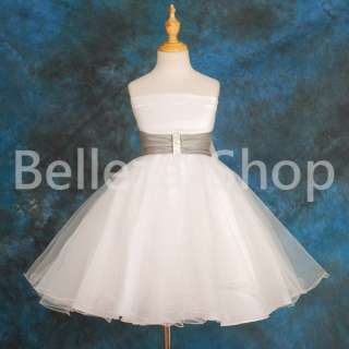 Wedding Flower Girls Party Pageant Dress Size 18m 7  