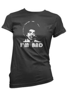  Michael Jackson Im Bad Womens T shirt Clothing