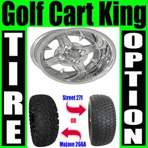 Lifted Golf Cart 23 Tire and 12 Wheel Combo Lift Kit   RHOX Impaler 