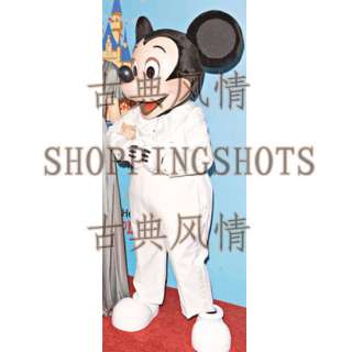 cartoon MICKEY MOUSE Mascot Costume Fancy Dress R00327 adult one size 