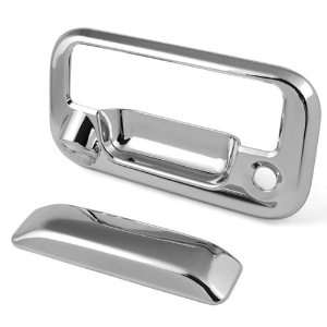 Triple Chrome Tailgate Cover W/ Camera Hole for Ford Explorer Sport 