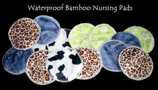 Waterproof Reusable Bamboo Nursing/Breast Pad Organic  