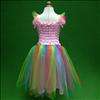 snow white princess fairy girl fancy dress costume new party