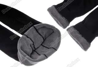   Carbon Fiber Double Thermal Warm Pants Leggings Black New  