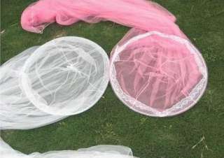   Bedroom Elegant Round Lace Mosquito Net Bed Canopy Netting New  
