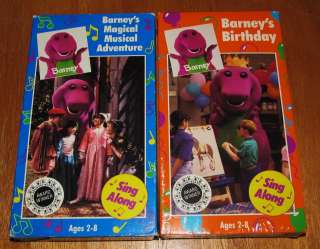 Barney Barneys Magical Musical Adventure VHS, 1993 on PopScreen