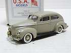 USA Models Motor City 1/43 1940 Ford 2 door Sedan Handmade White Metal 