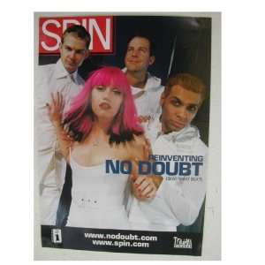    No Doubt Poster Band Shot Gwen Stefani Red Hair