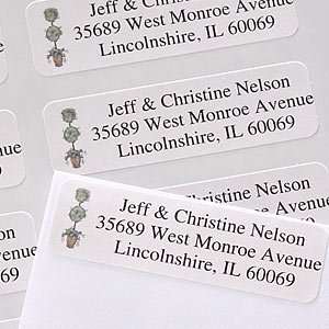  Personalized Address Labels   Topiary Design Office 