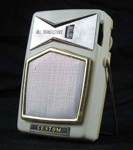 Vintage Custom 2 Transistor AM Boys Radio Japan  
