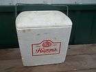 Vintage?? Used Hamms Beer Cooler Advertising Styrofoam Cooler