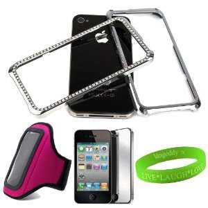  Workout Armband + iPhone 4S High Quality Mirror Screen Protector