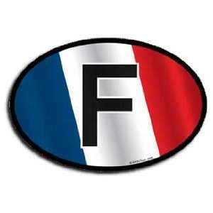  France Wavy oval decal Automotive