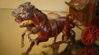 Antique Johillco Rare horse wagon  