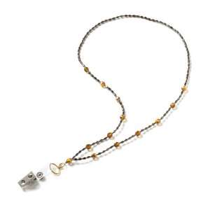  Smoke Topaz Lanyard 