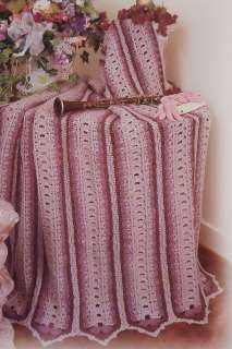 Lavender Echoes Afghan Crochet Pattern  