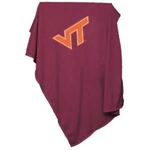  BSS   Virginia Tech Hokies NCAA Sweatshirt Blanket Throw 