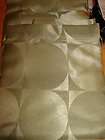 BROWN SPARKLE SQUARES FABRIC SHOWER CURTAIN NEW  