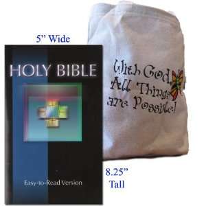  Holy Bible Plus With God, All Things Are Possible Tote 