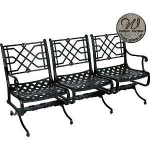 Windham Castings Abbey Spring Triple Settee Frame Only 