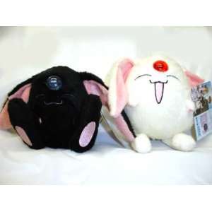  TSUBASA WHITE & BLACK SET 2 MOKONA UFO Plush + Pin Toys 