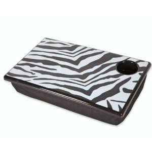  Lap Desk Portable Tray w/ Cup Holder Zebra Safari Stripe   Room 