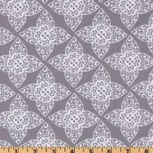   Decor Impressions Lace Gray Fabric By The Yard Arts, Crafts & Sewing