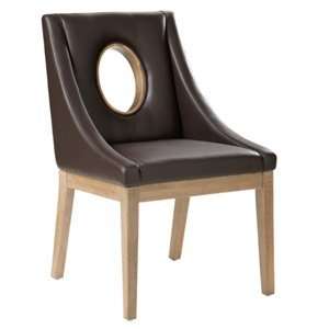 Sunpan Modern Home   Studio Dining Chair in Brown with Reclaimed Look 