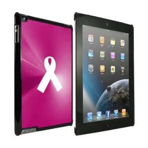  Pink Apple iPad 2 Aluminum Plated Back Case Breast Cancer 