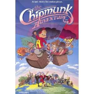  The Chipmunk Adventure (1987) 27 x 40 Movie Poster Style A 