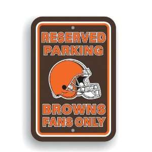  Cleveland Browns Plastic Parking Signs Set Of 2 90244 