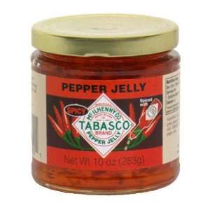 Tabasco, Jelly Pepper Hot, 10 Ounce (12 Pack)  Grocery 