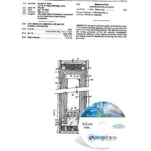  NEW Patent CD for HOT ISOSTATIC PRESSING APPARATUS 