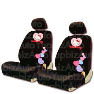 NEW Hello Kitty Low Back Car Seat Steering Covers Set  