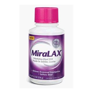 MiraLAX Laxative Relieves Occasional Constipation, Powder 8.3 oz (14 