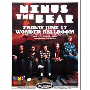  Minus The Bear   Posters   Limited Concert Promo