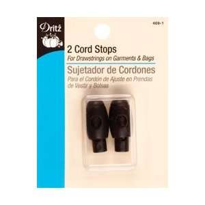   Cord Stops 1 1/4 2/Pkg Black D469 1; 6 Items/Order