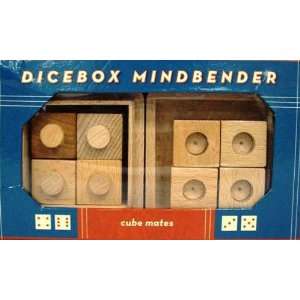  Cube Mates in Box Wooden Mindbender Toys & Games