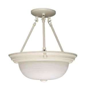   Nuvo 60/225 2 Light Textured White Close to Ceiling