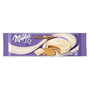 Milka Alpine White Chocolate Covered Wafers  Grocery 