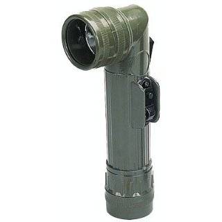 NEW MILITARY TACTICAL ARMY GREEN ANGLE HEAD FLASHLIGHT  