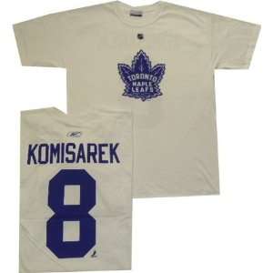 Toronto Maple Leafs Mike Komisarek Reebok White Alternate T Shirt 