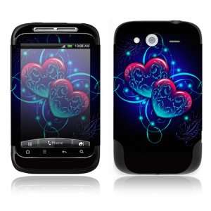  HTC WildFire S Decal Skin Sticker  Magic Hearts 