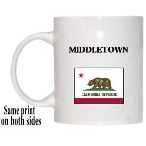  US State Flag   MIDDLETOWN, California (CA) Mug 