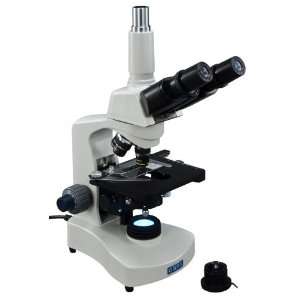   Compound Microscope with Siedentopf Head and Dry Darkfield Condenser