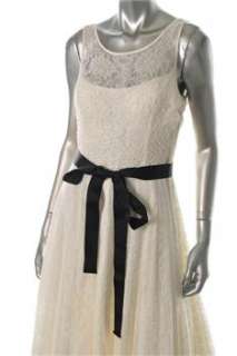 Aidan Mattox NEW Ivory Versatile Dress Lace Embellished 12  