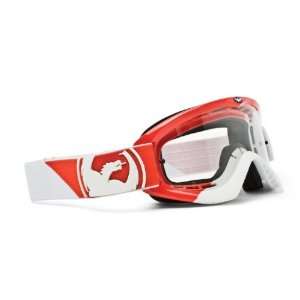  Dragon Alliance MDX MX Goggles   Angle Red/White w/ Clear 